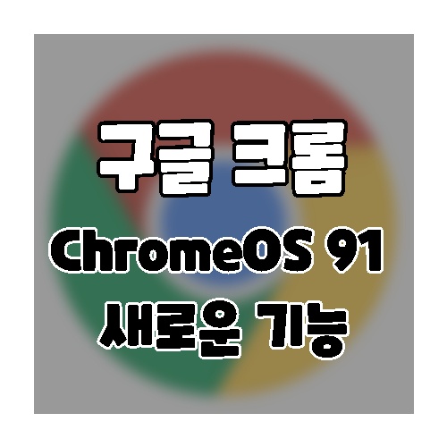 구글 크롬 91 새로운 기능