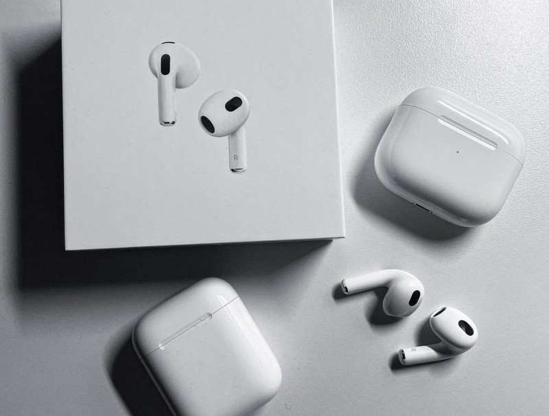 AirPods Package. AirPods Case and AirPods