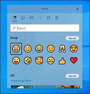 windows10 21h1 emoji