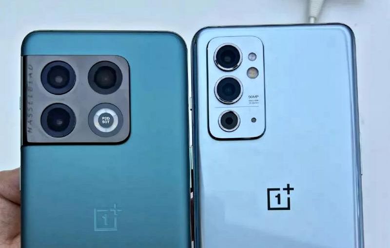 OnePlus 10 Pro and OnePlus 9 Pro Backside