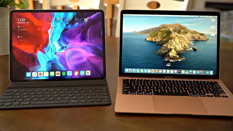 iPad and Macbook