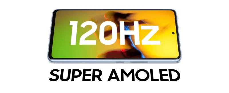 Galaxy A53 Display Super AMOLED