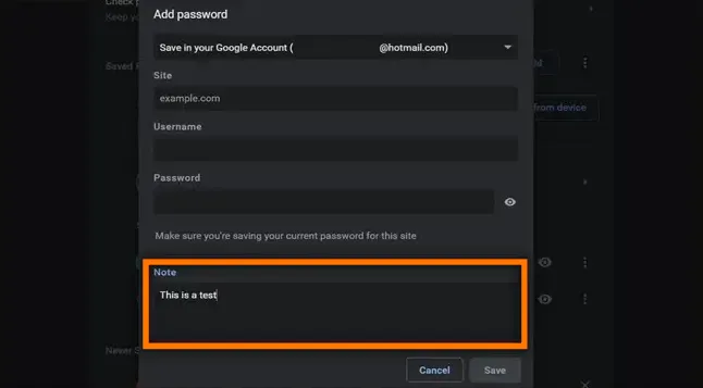 chrome101.com password manager improvements