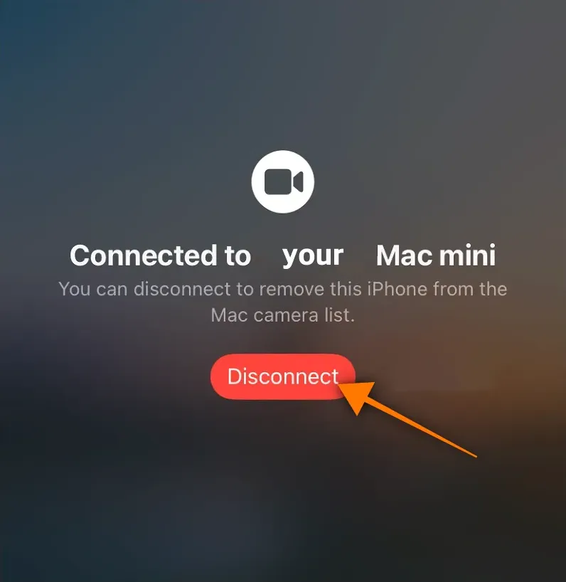 Mac MacBook. Camera Continuity Connection