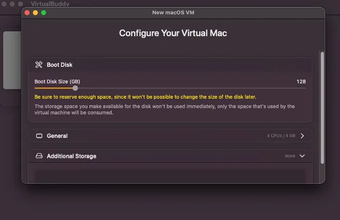 VirtualBuddy 09 VM init config