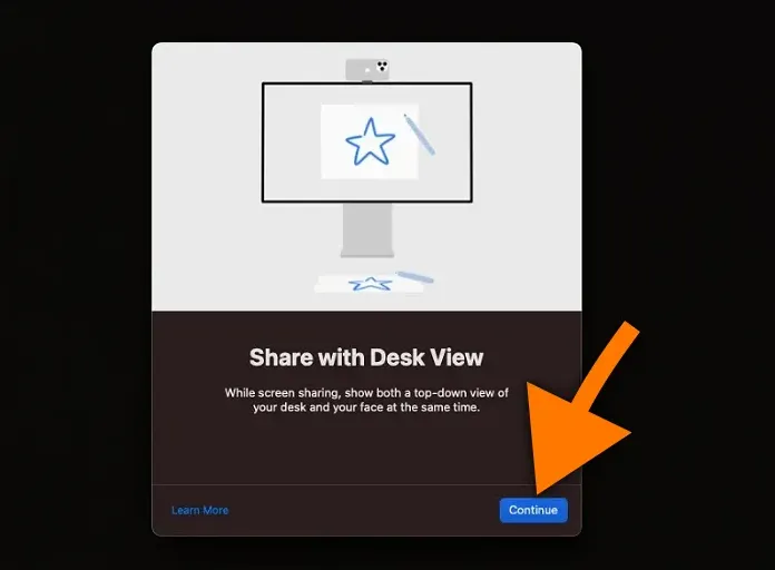 mac macbook deskview 04 deskview first use continue select