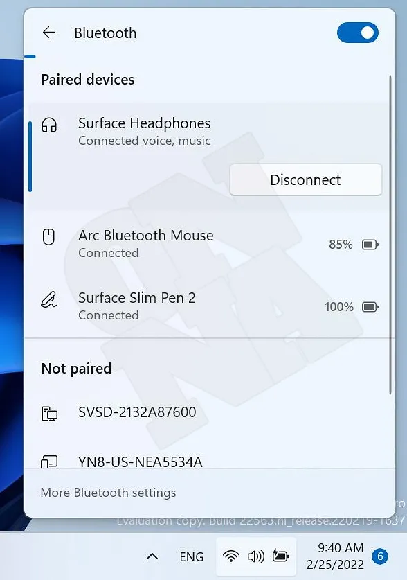 Windows 11 Bluetooth Connection
