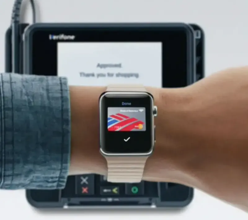 Apple Watch Apple Pay Payment Card Terminal
