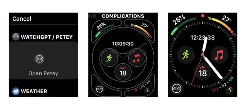 Apple Watch Petey AI Complication Add2