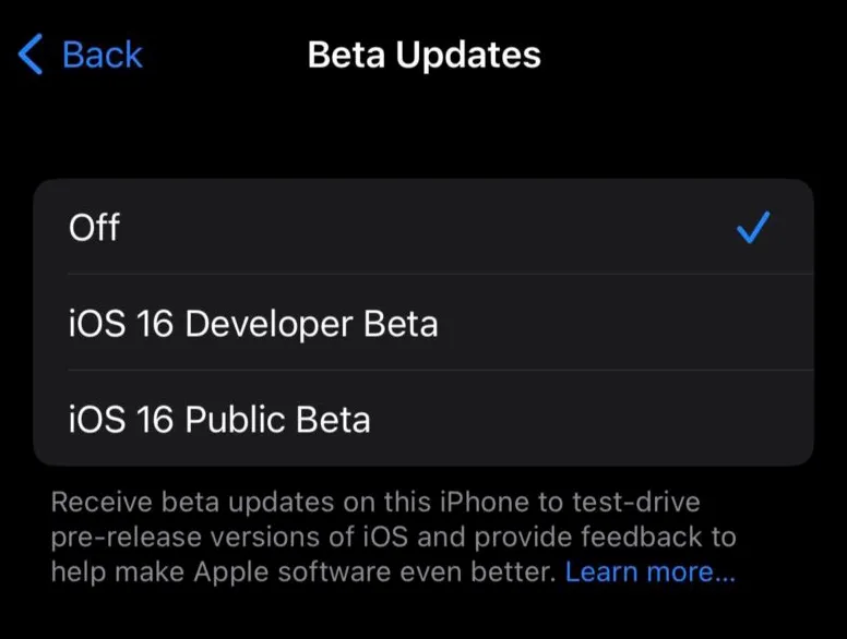 iOS16.4 Betaupdate