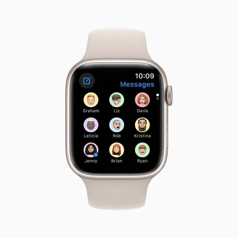 애플 애플워치 watchos10 디스플레이활용. 메시지. Apple Watch 앱들은 이제 정보를 한눈에 훑어볼 수 있도록 Apple Watch 디스플레이를 더욱 적극적으로 활용한다.