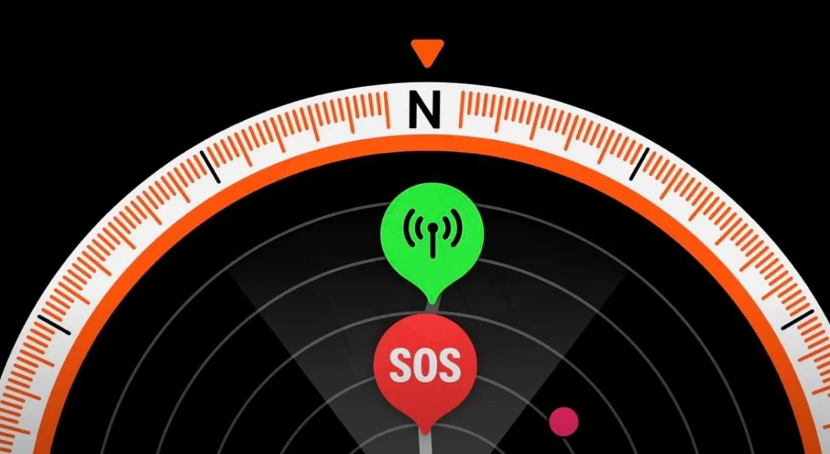 Apple Watch Compass Waypoint and Altitude View