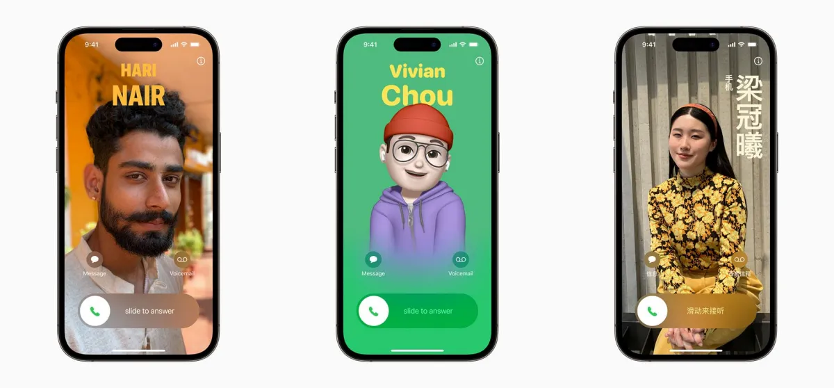 iphone contact poster